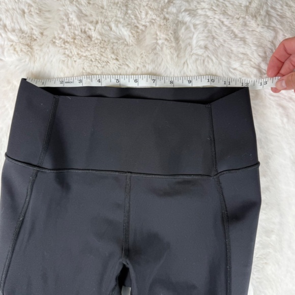 Gap Fit Goddess Sculpt Compression Crop High Rise Leggings Black Women's Medium - Picture 5 of 8